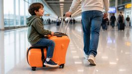 Für den Urlaub: Reisekoffer / Kindersitz / Transporter