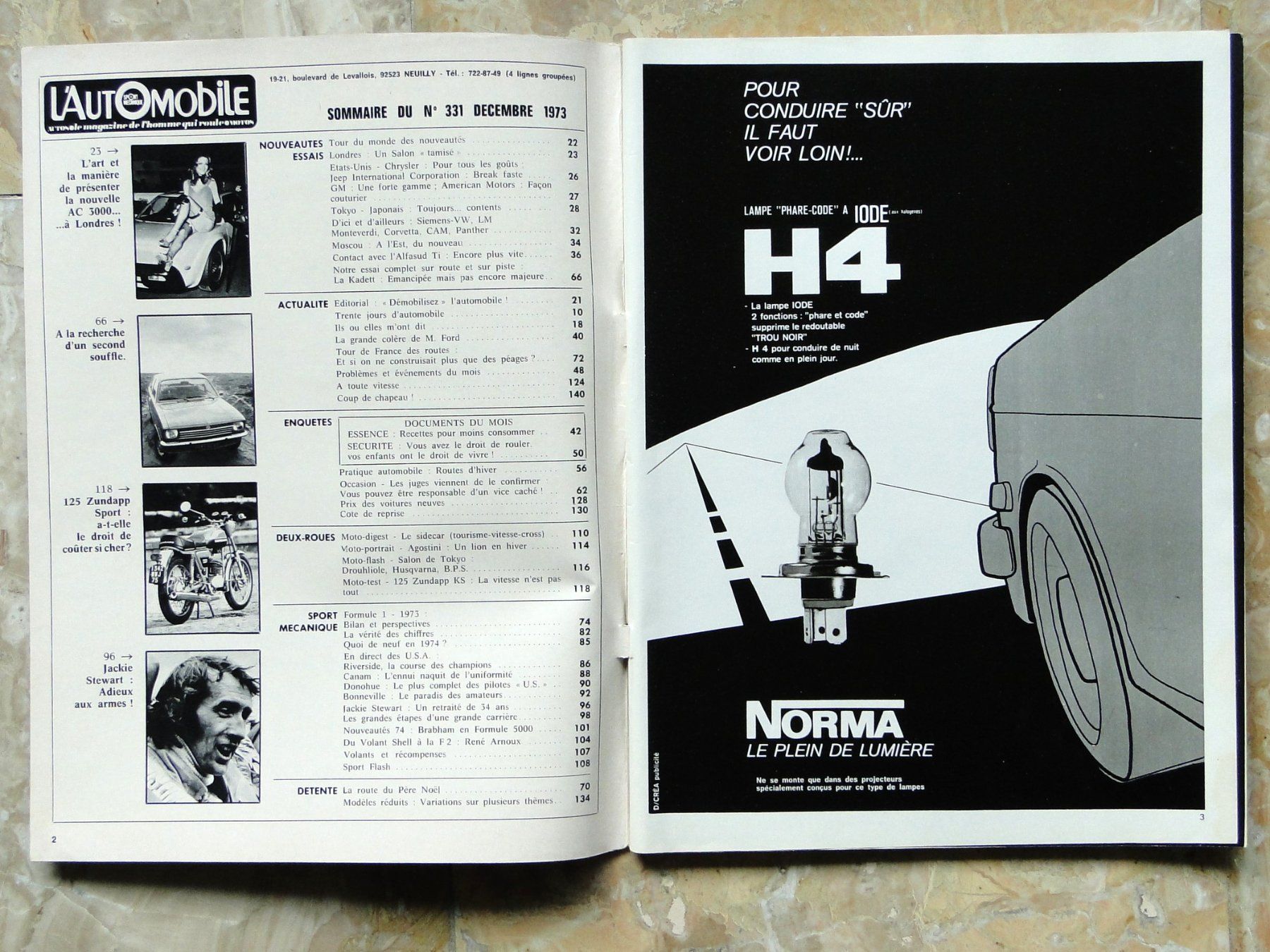 Riviste & Magazine: 3 numéros L'AUTOMOBILE 1973/1975 – Usato da Killwangen venduto da cyrano56 1