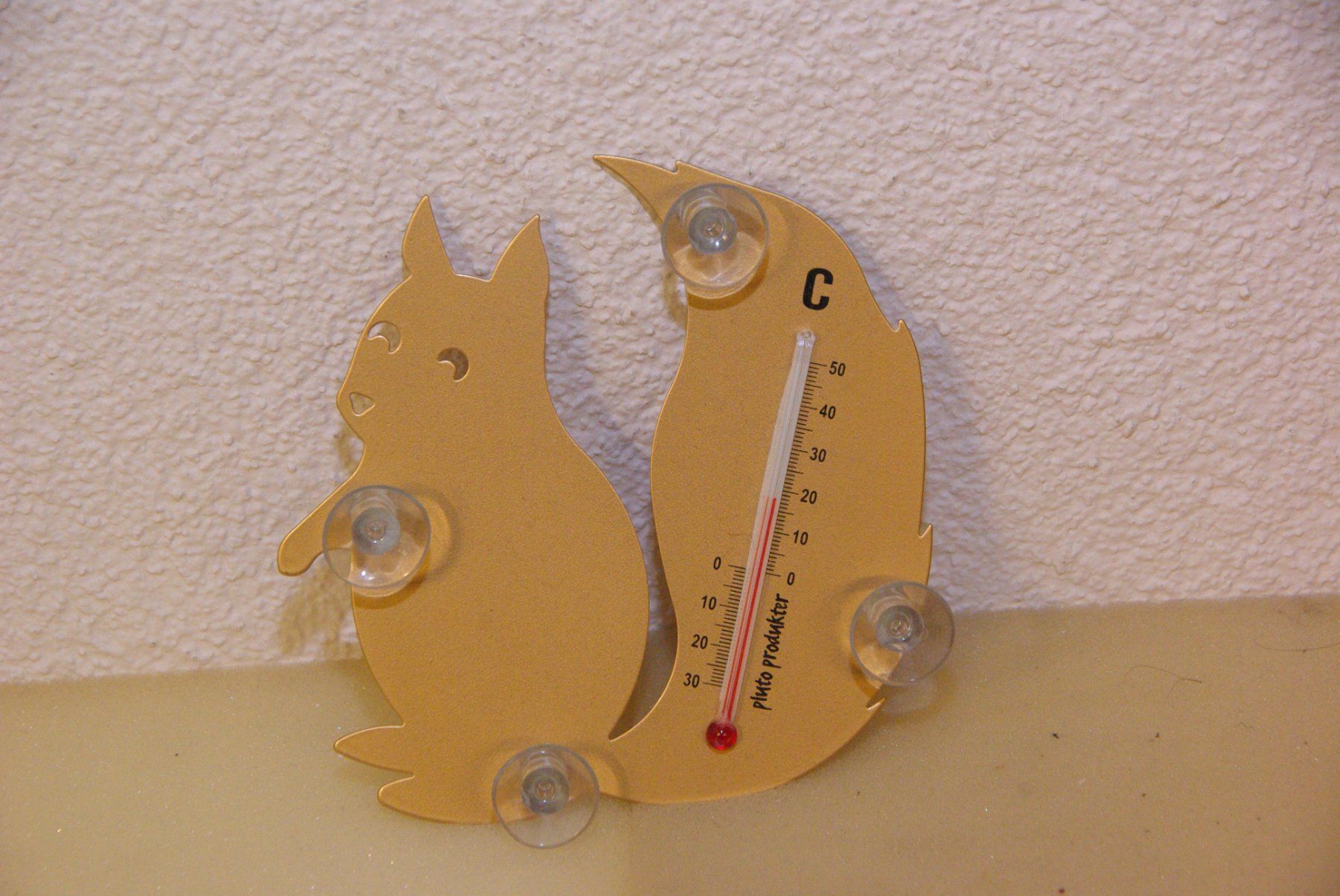 Sonstiges für Haushalt & Wohnen: Thermometer "Eichhörnchen", bronze – Neu (gemäss Beschreibung) aus Herisau von Cevianer1844 1