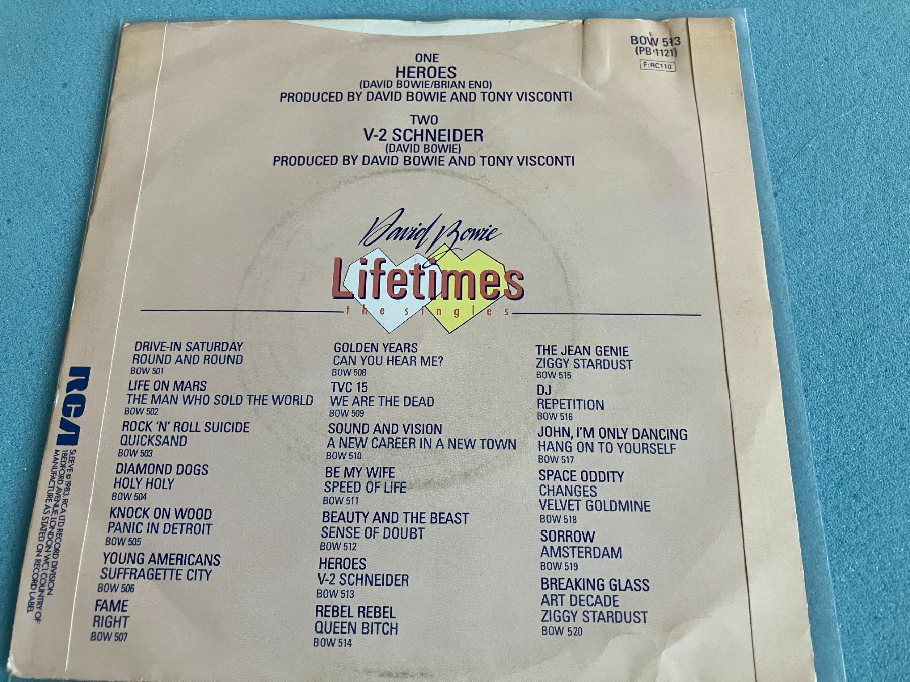 Dischi in vinile: David Bowie – Usato da Aarwangen venduto da Jukebox3 1