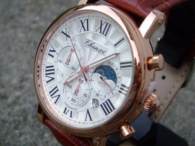 Orologi: HERREN UHR EDEL TOP DESIGN EINACH EIN TRAUM ! – Nuovo e nell'imballaggio originale da Schachen b. Reute venduto da Dzestar 5