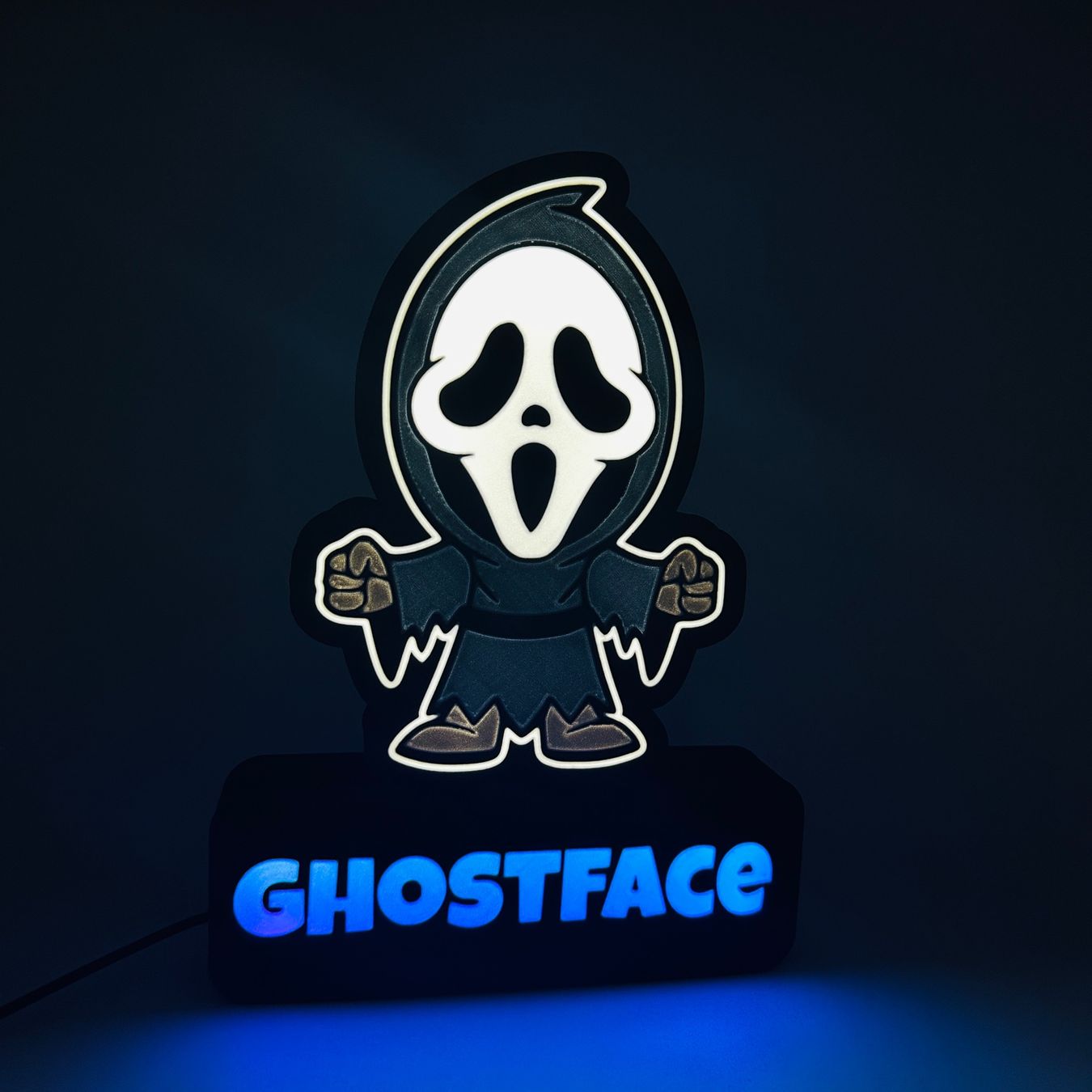 Lampade: Lightbox lumière led Ghost face SMART RGB – Nuovo (secondo la descrizione) da Vicques venduto da PAMB3D 5