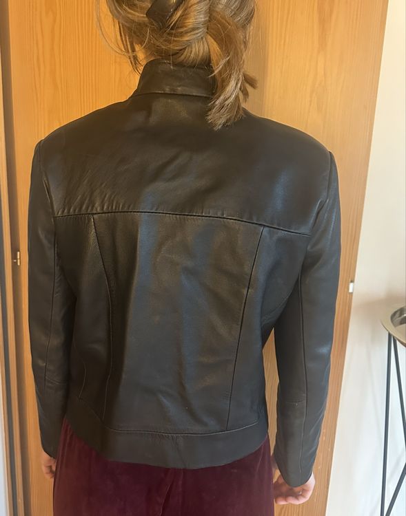 Tally Weijl Lederjacke Grösse M Schwarz Top Zustand (Gebraucht) in