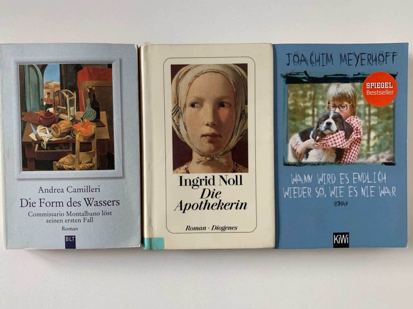 Libri: 3 Romane: Camilleri, Noll, Meyerhoff – Usato da Unterengstringen venduto da hausraus