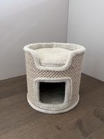 Kratzbaum Katzenhaus Beige