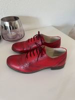 Halbschuhe rot 37 neuwertig 