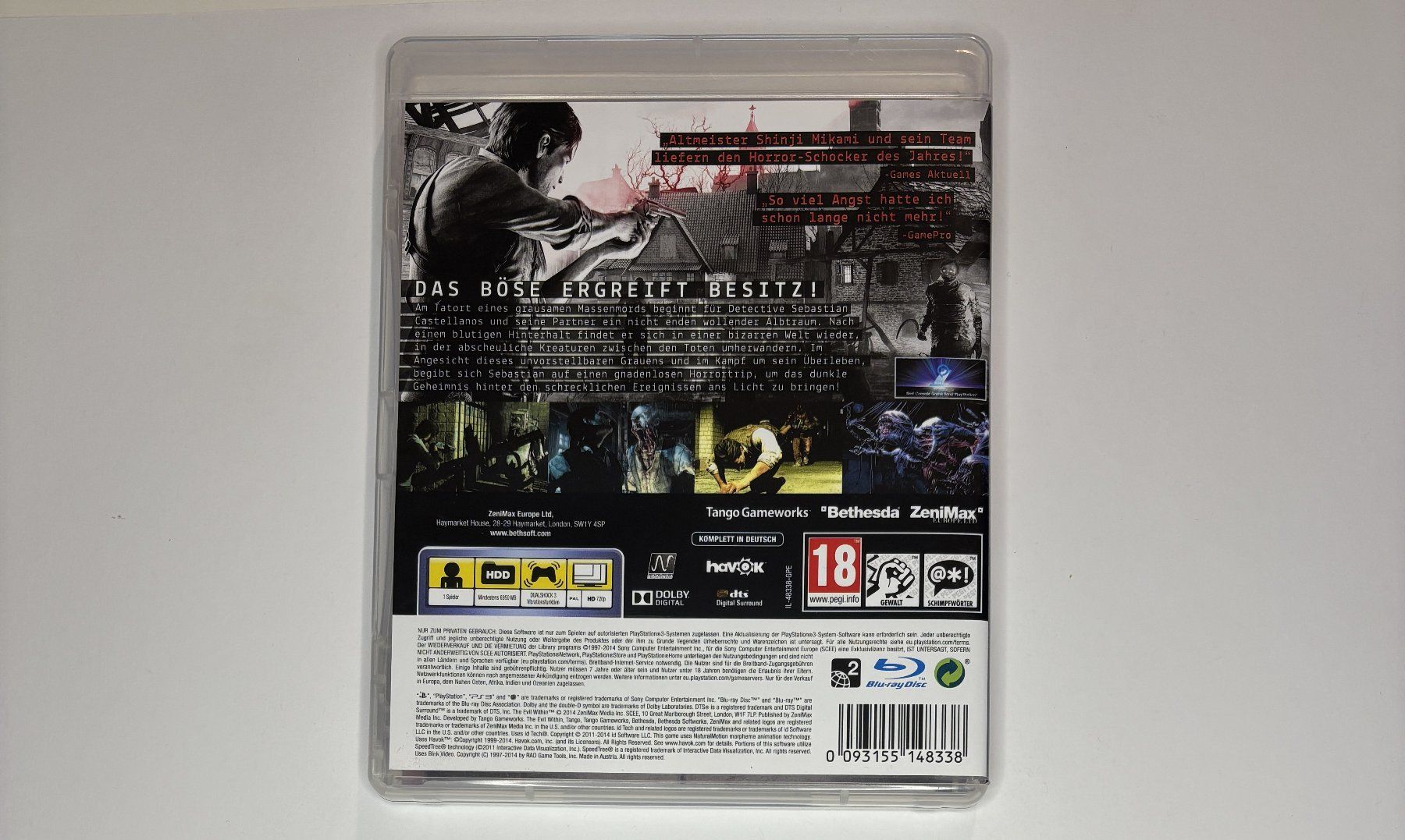 Spiele: PS3 - The Evil Within – Gebraucht aus Allschwil von Bullach 2