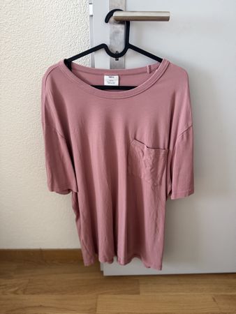 Lässiges T-Shirt von Mango in Altrosa, Grösse XL
