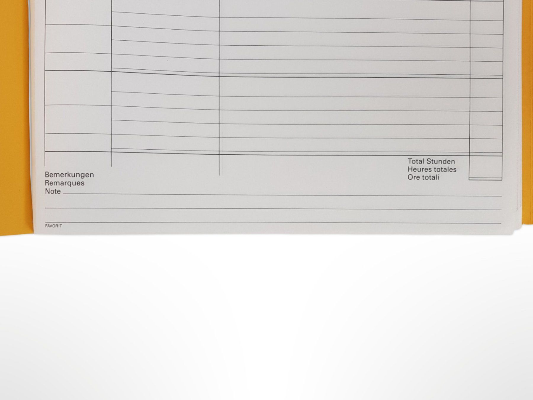 Blocchi: FAVORIT Wochen-Rapporte ohne Kohlenpapier 50x2 – Nuovo (secondo la descrizione) da Suhr venduto da Restwert_Suhr 5