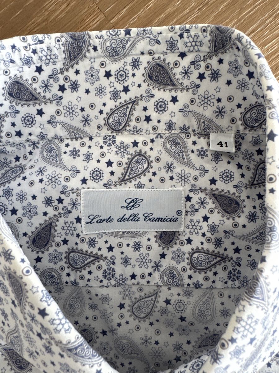 Camicie: Camicia uomo L'Arte della Camicia paisley 41 – Usato da Corseaux venduto da zetajones01 2
