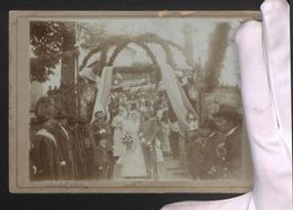 Fotografie Hochzeit des Adolf Graf von S