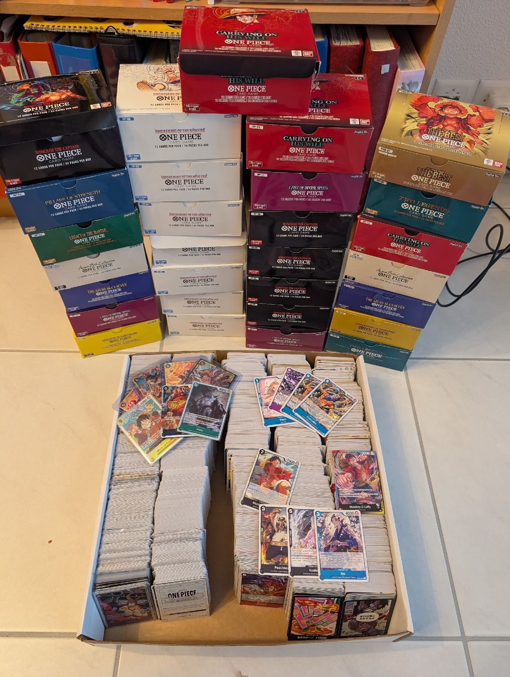 Bandai Sammelbilder & Trading cards: Über 7000 Karten One Piece TCG Sammlung  – Gebraucht aus Ennetbürgen von Home_of_TCG