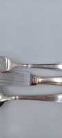 Art Déco Besteck Service Silber 800, monogrammiert JE bzw.EJ