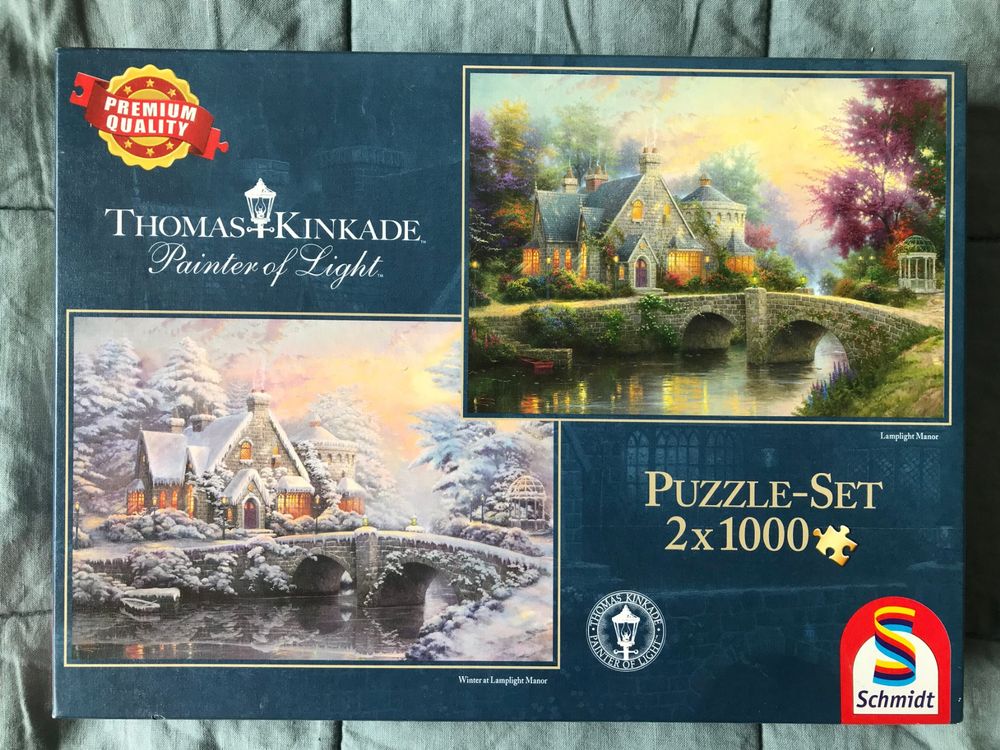 Schmidt Spiele 58512 Laurie Prindle - Puzzle 1000 Pezzi Rosa Blu, Multicolore, Dimensioni 69,3 X 49,3 Cm - 6