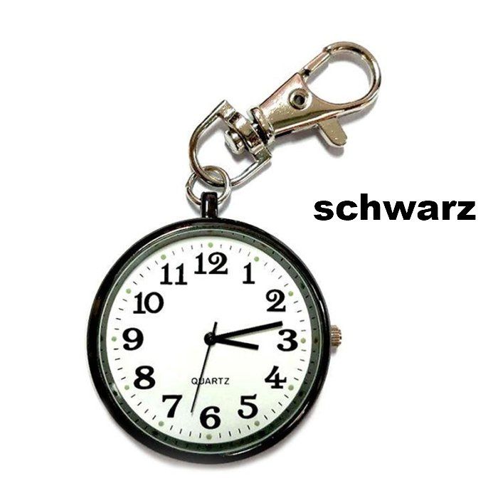 Uhren: Quarz Anhänger-Uhr schwarz – Neu und originalverpackt aus Diepoldsau von preisparadies-ch 1