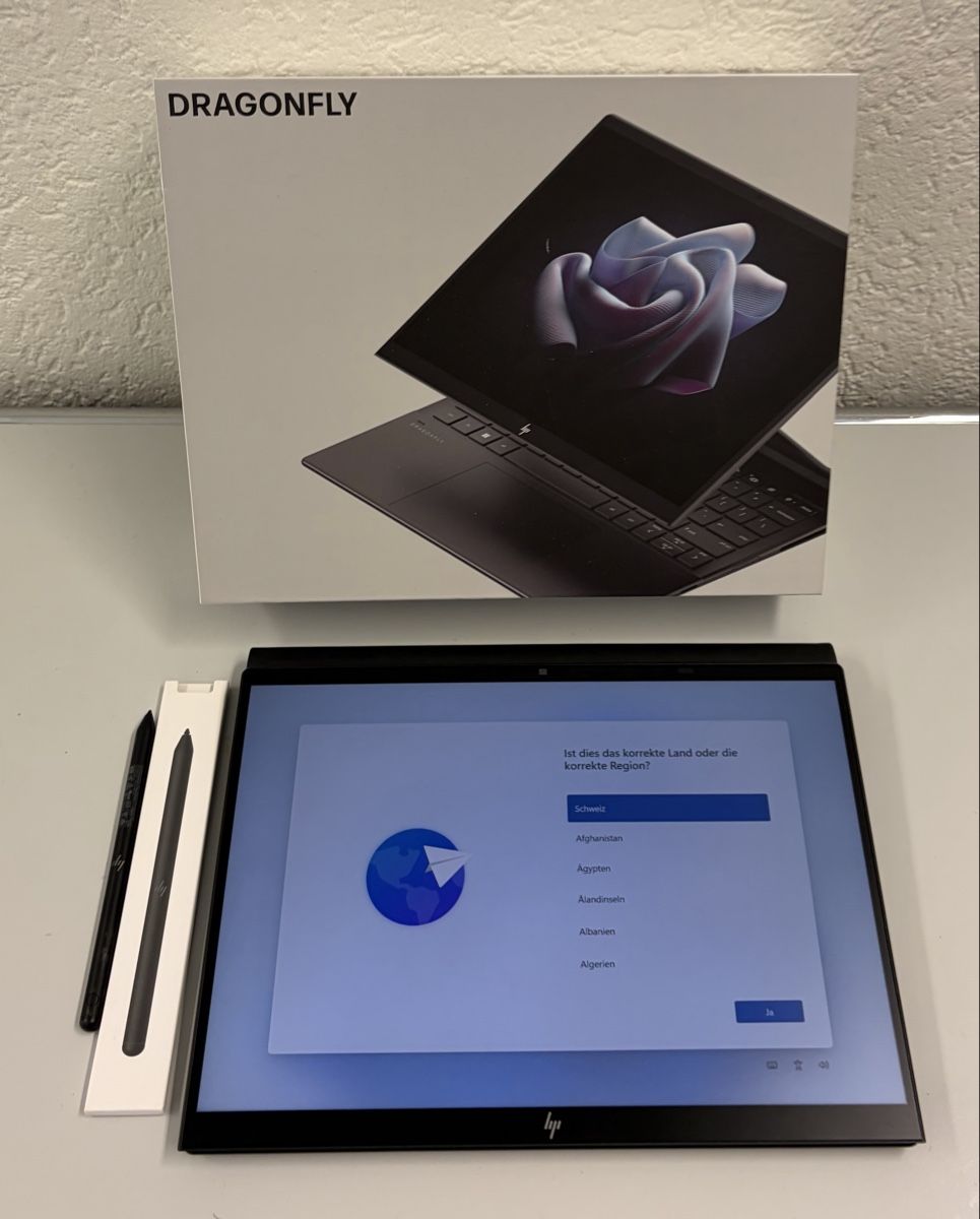 Hewlett Packard Notebooks: Elite Dragonfly Folio G3, mit Lederabdeckung, 13.5" – Gebraucht aus Gümligen von 55_44 2