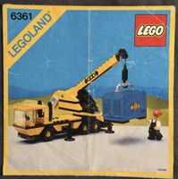 Lego 6361 Mobile Crane (Instructions Only)