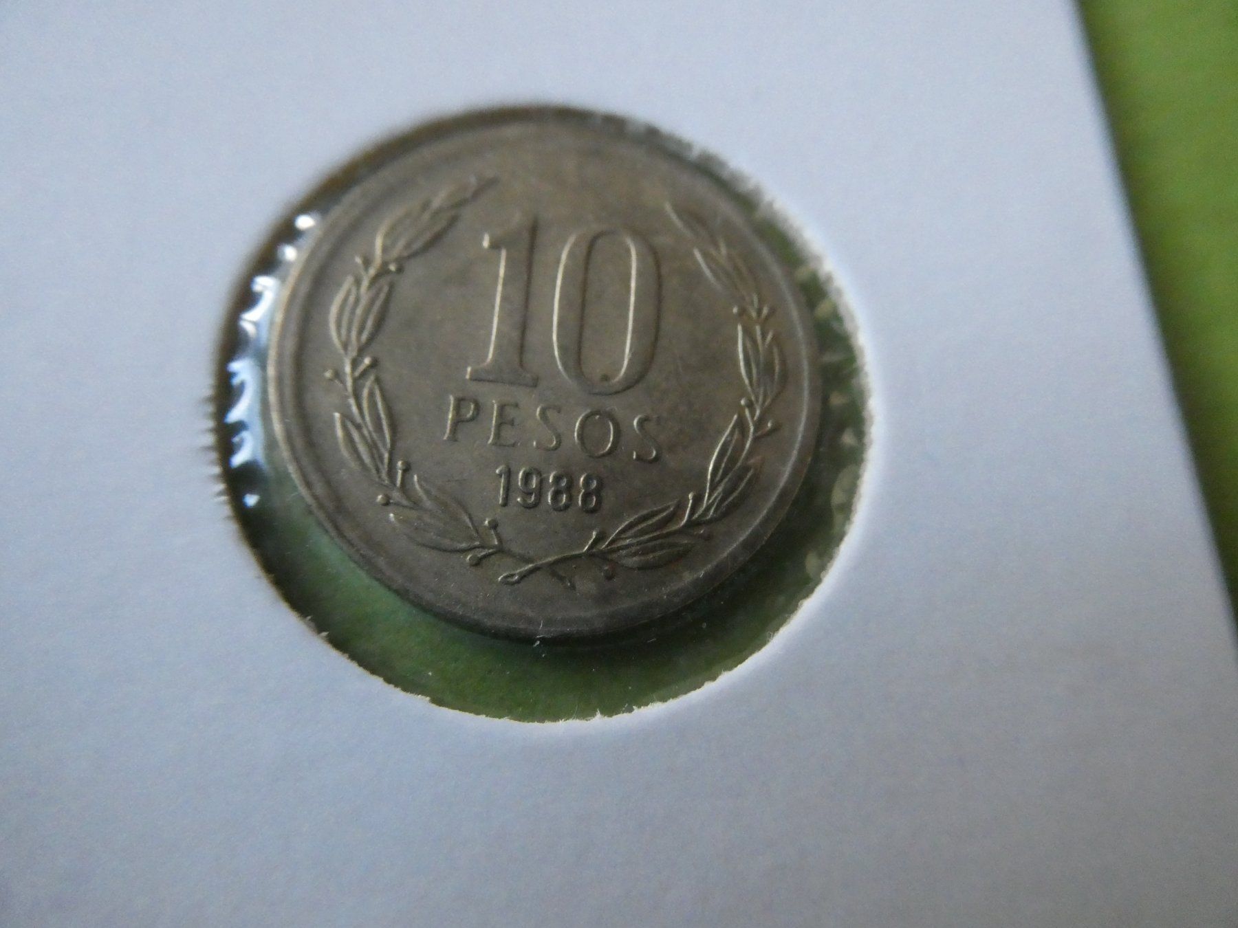 Alle Münzen: Chile 1988, 10 Pesos – Gebraucht aus Hinterforst von Rohusri 1