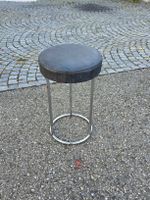 Barhocker Olympia Chiasso Chrom Stoff grau gebrauchter. 