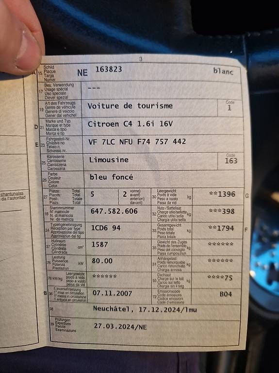 Autos: Citroen c4  1,6 auto – D'occasion à Vouvry par luismatos 3