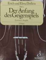 Musikbuch Der Anfang des Geigenspiels, Erw. Ausg.