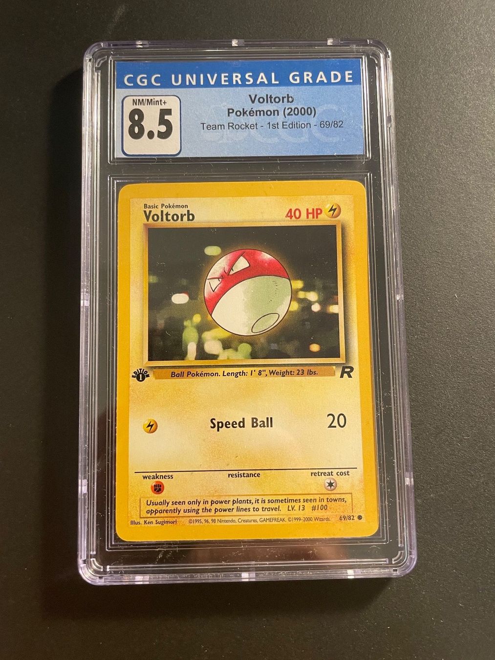 Pokémon Cartes à collectionner: Voltorb 67/102 Team Rocket CGC 8.5 – D'occasion à Zürich par pokemon_cards