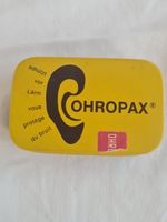 Ohrstöpsel von Ohropax, Vintage Rarität, Alu Dose leer