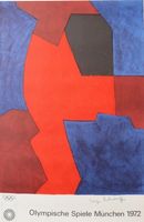 Serge Poliakoff. Olympische Spiele München 1972. Siebdruck.