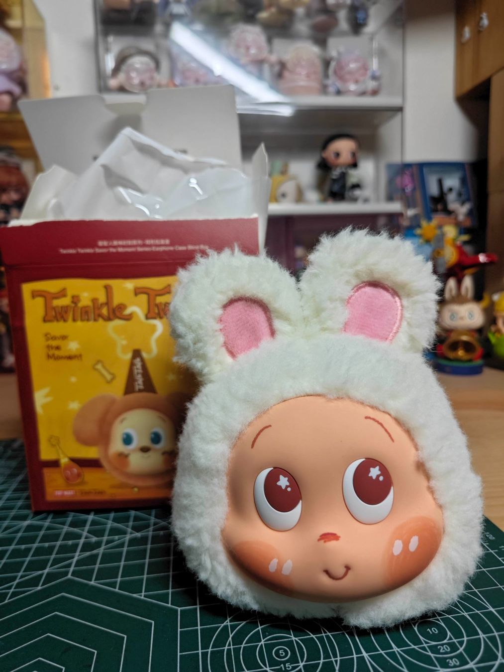 Pop Mart Statuette: Twinkle Twinkle Pop Mart Earphone Case -- Cream Rabbit – Nuovo (secondo la descrizione) da Horw venduto da aquarellmmm2024