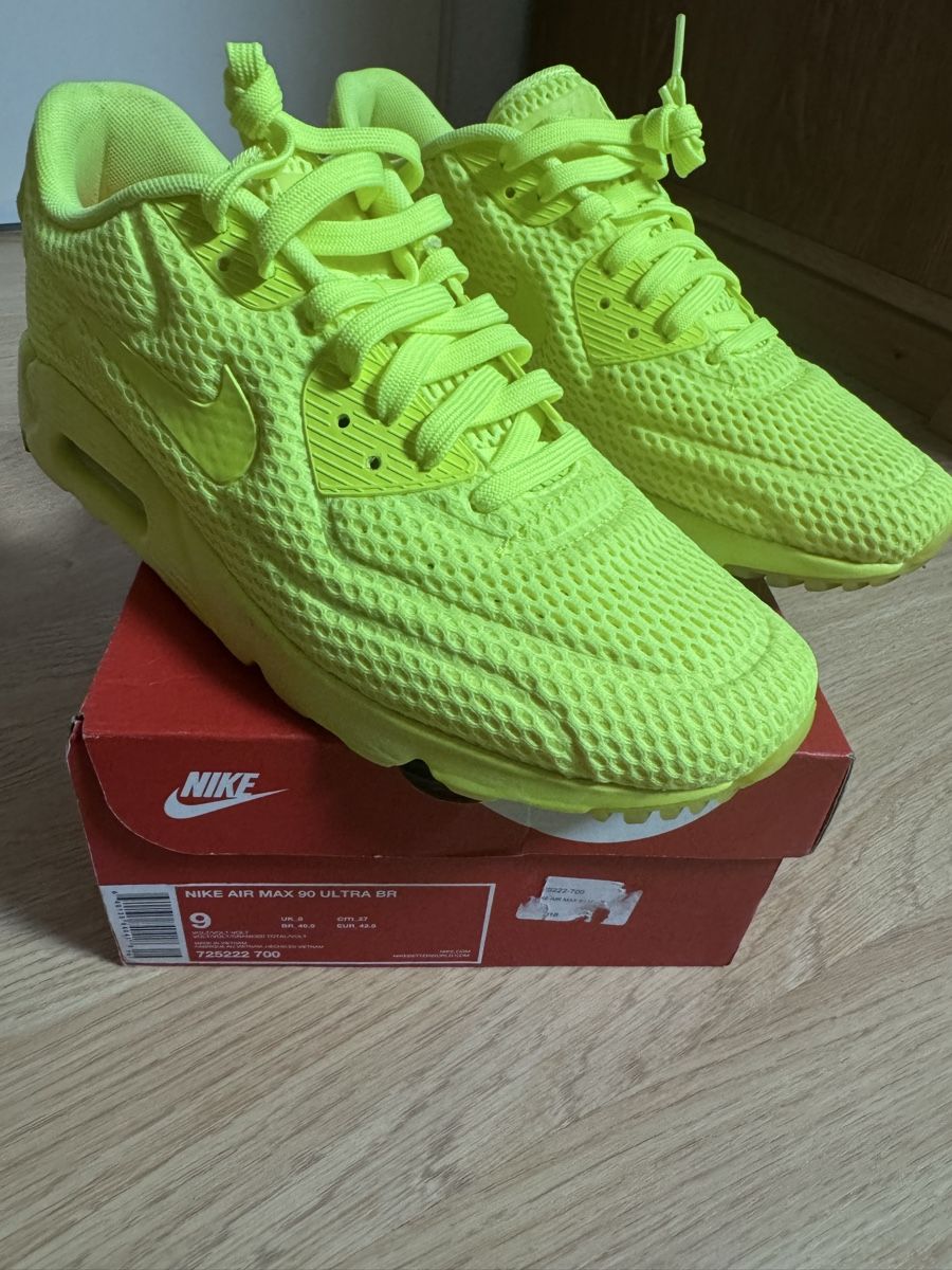 Nike Herrenschuhe: Nike Air Max 90 Ultra BR Volt gr. 42.5 – Gebraucht aus Fislisbach von PR-Trade