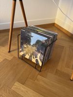 Vinyl Record Holder Metal Black good condition