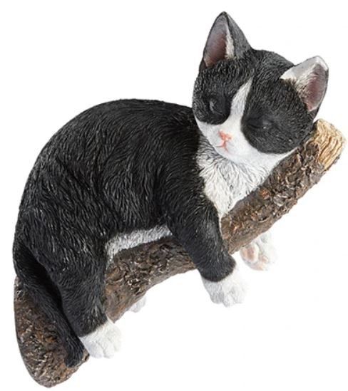 Statuette: Baumdeko schlafende Katze (28.5 cm) – Nuovo e nell'imballaggio originale da Langenbruck venduto da Gumsi 1