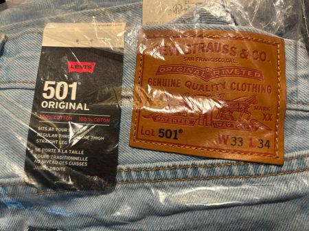 Levi's 501 - Herren Jeans - Original Fit - W33 L34