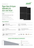1 Stk Jinko Solar Tiger Neo N-type 435W Solarmodul, Neu!