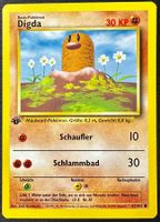 Pokémon Digda 1st Edition Base Set Deutsch 47/102