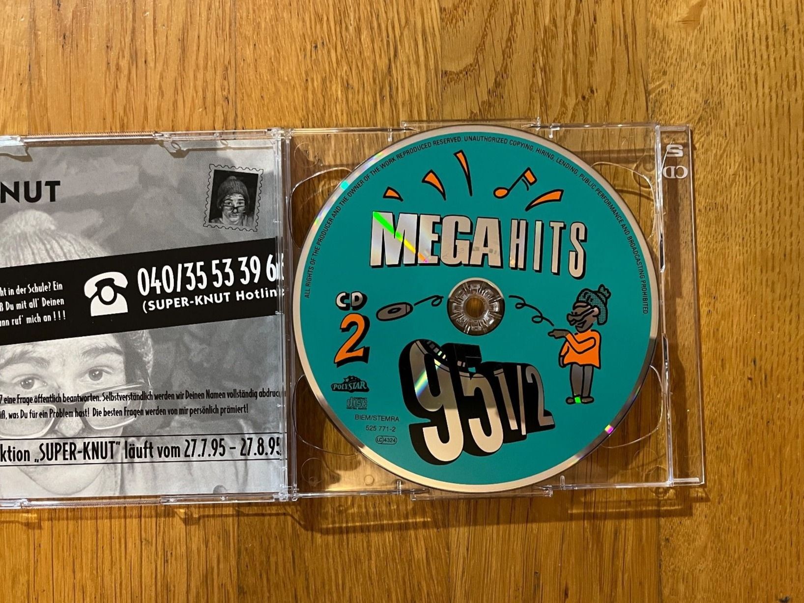 CD: CD - "Mega Hits 95 1/2", 2 CD's – Usato da Grosswangen venduto da Vita500 3