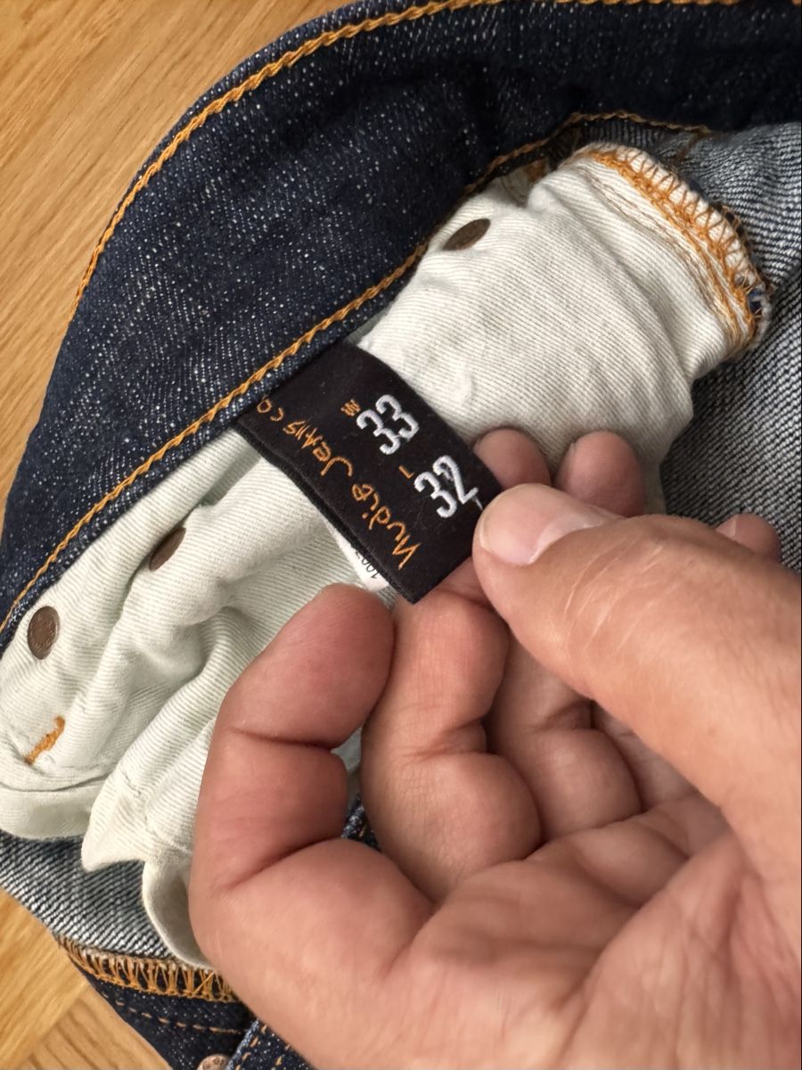 Jeans: Nudie Jeans Grim Tim 33/32 – Usato da Zürich venduto da redusbon 3