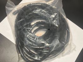 Kabelführung - Spiroschlauch 5 m x 12 mm Schwarz