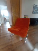 Vintage Stahlrohr Sessel Cord