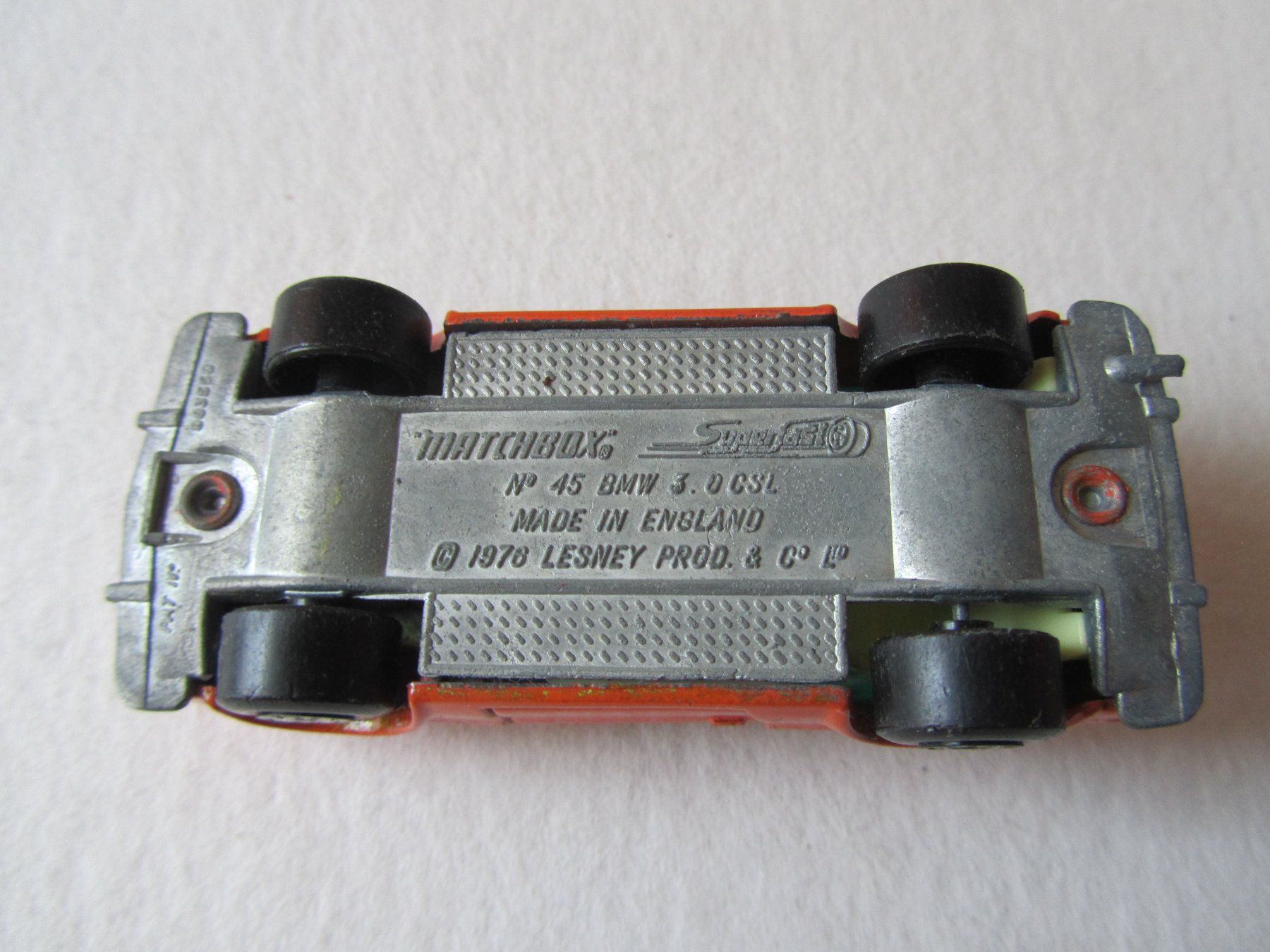Matchbox Modellini d'auto: BMW 3.0 CSL, Matchbox Superfast, Nr. 45B – Usato da Weiningen ZH venduto da dietsch57 5
