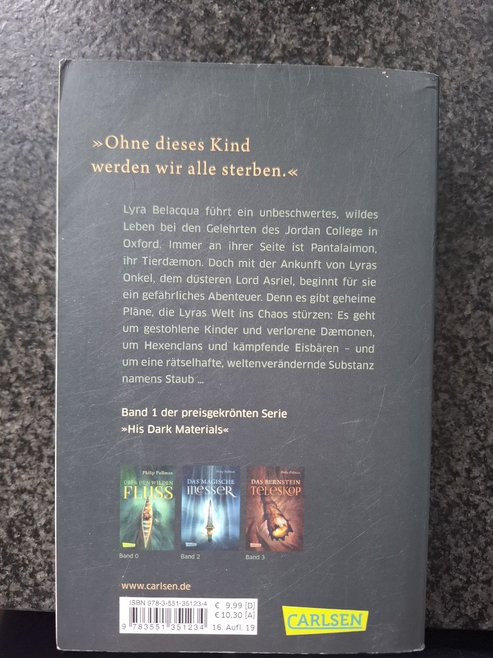 Bücher: Philip Pullman: Der goldene Kompass -Top Zustand! – Gebraucht aus Muttenz von AuSi11 1