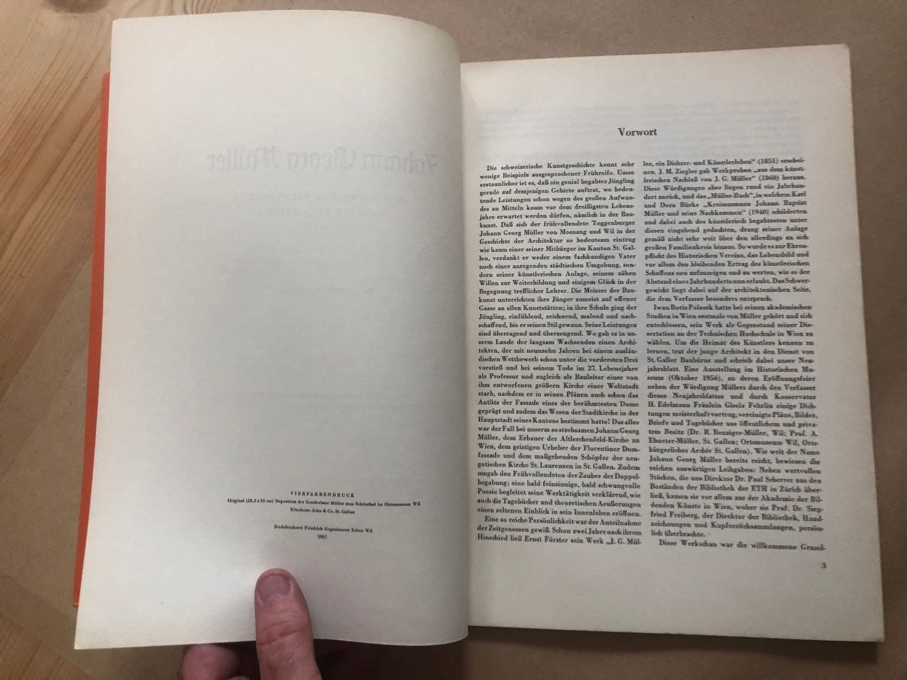 Bücher: Boris I. Polasek: Johann Georg Müller. – Gebraucht aus Zürich von allp 3