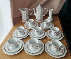 Raphaela Winterling Roslau Bavaria Service + Vase,  Top!