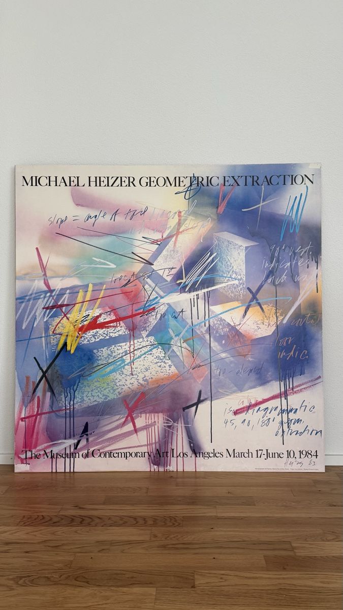 Foto & Immagini: Michael Heizer Kunstdruck - 117x117 – Usato da Zürich venduto da deb_3456
