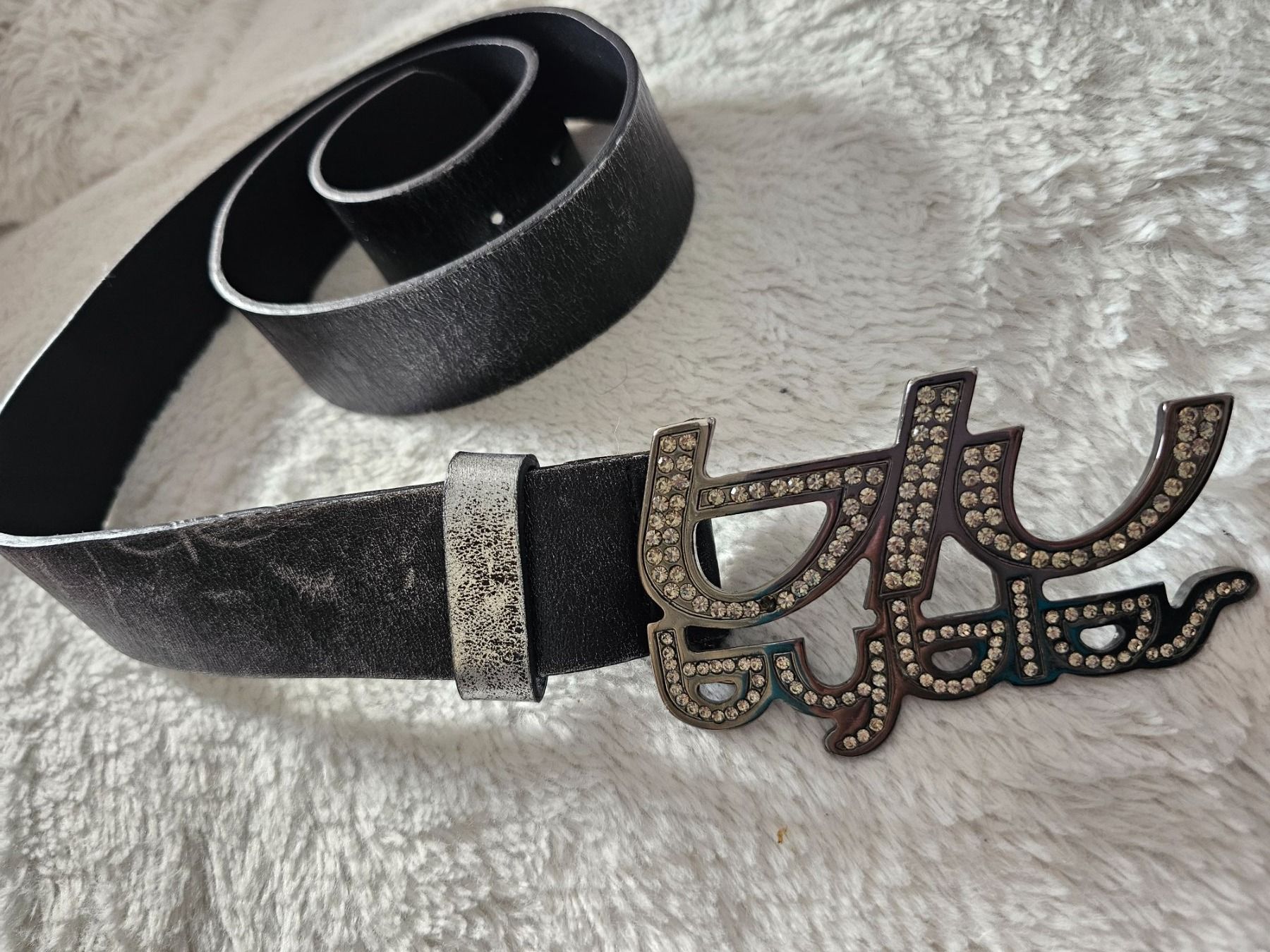 Cinture: Ceinture Byblos noire avec strass – Usato da lausanne venduto da mariamimib 1