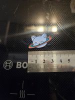 Saturn Katze Planetenkatze - Pin Badge Anstecker