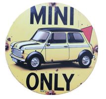 MINI only- Blechschild  (neu/OVP)