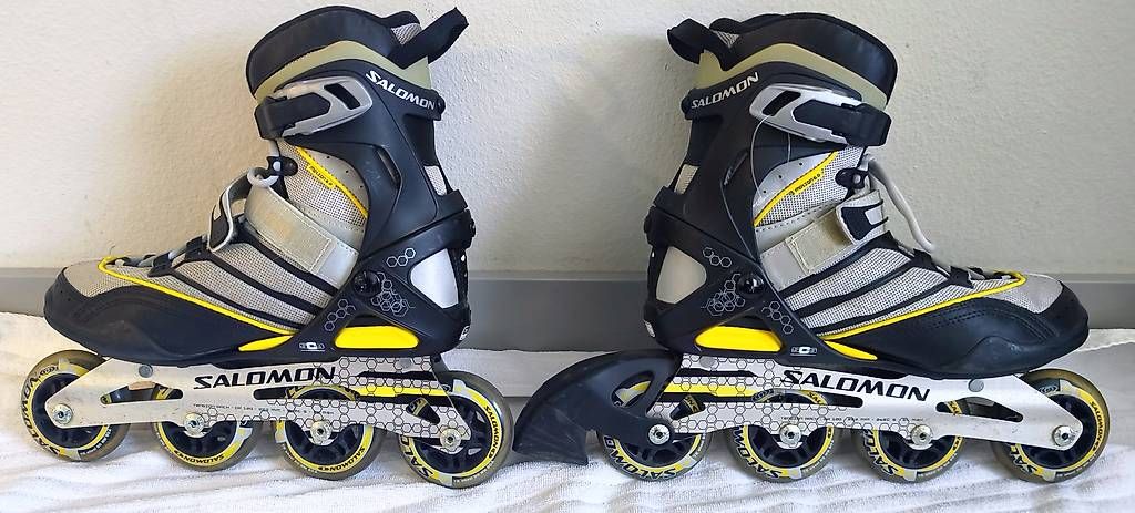 Pattini in linea & Pattini a rotelle: SALOMON INLINE SKATES GR. 41 INLINESKATES 1A – Usato da Reinach BL venduto da mon_89wb 1