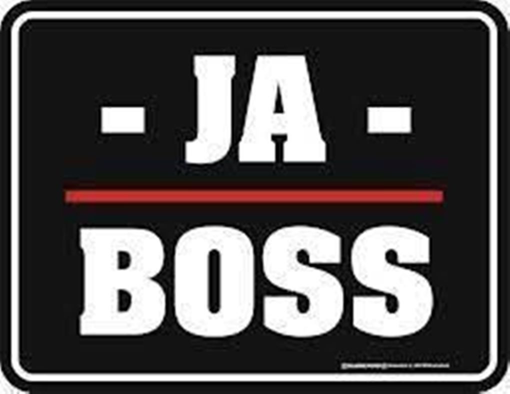Schilder: Funschild - JA - BOSS – Neu (gemäss Beschreibung) aus Rupperswil von big-one-sale