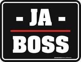 Funschild - JA - BOSS